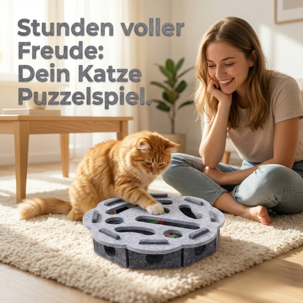 Puzzelino - Intelligentes Spiel für anspruchsvolle Fellnasen