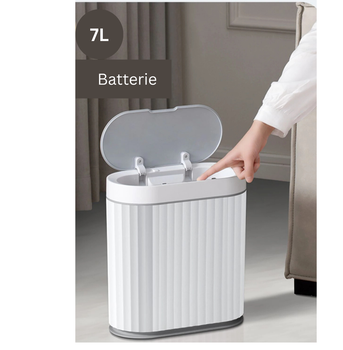 Müllux - Stilvoll Sensor- Mülleimer für moderne Badezimmer