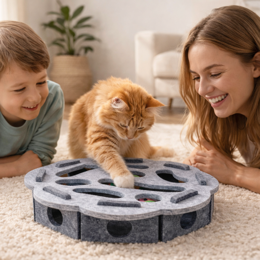 Puzzelino - Intelligentes Spiel für anspruchsvolle Fellnasen