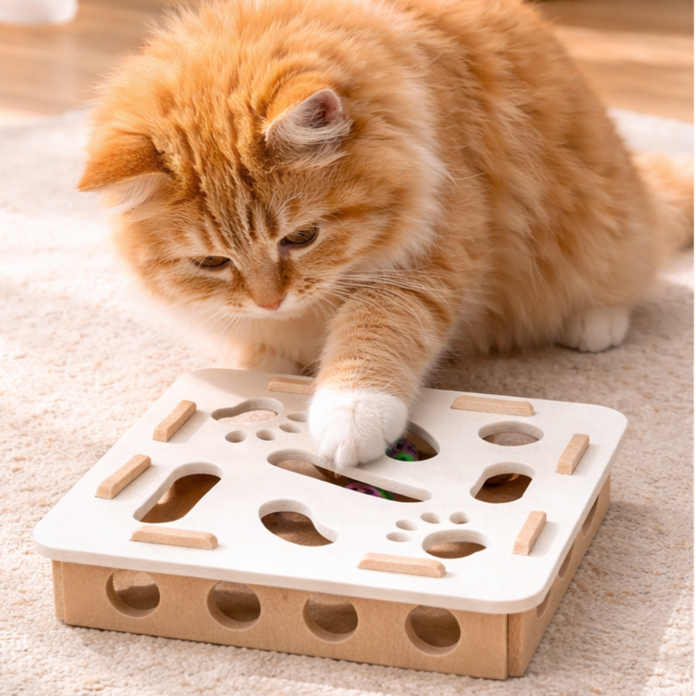 Puzzelino - Intelligentes Spiel für anspruchsvolle Fellnasen