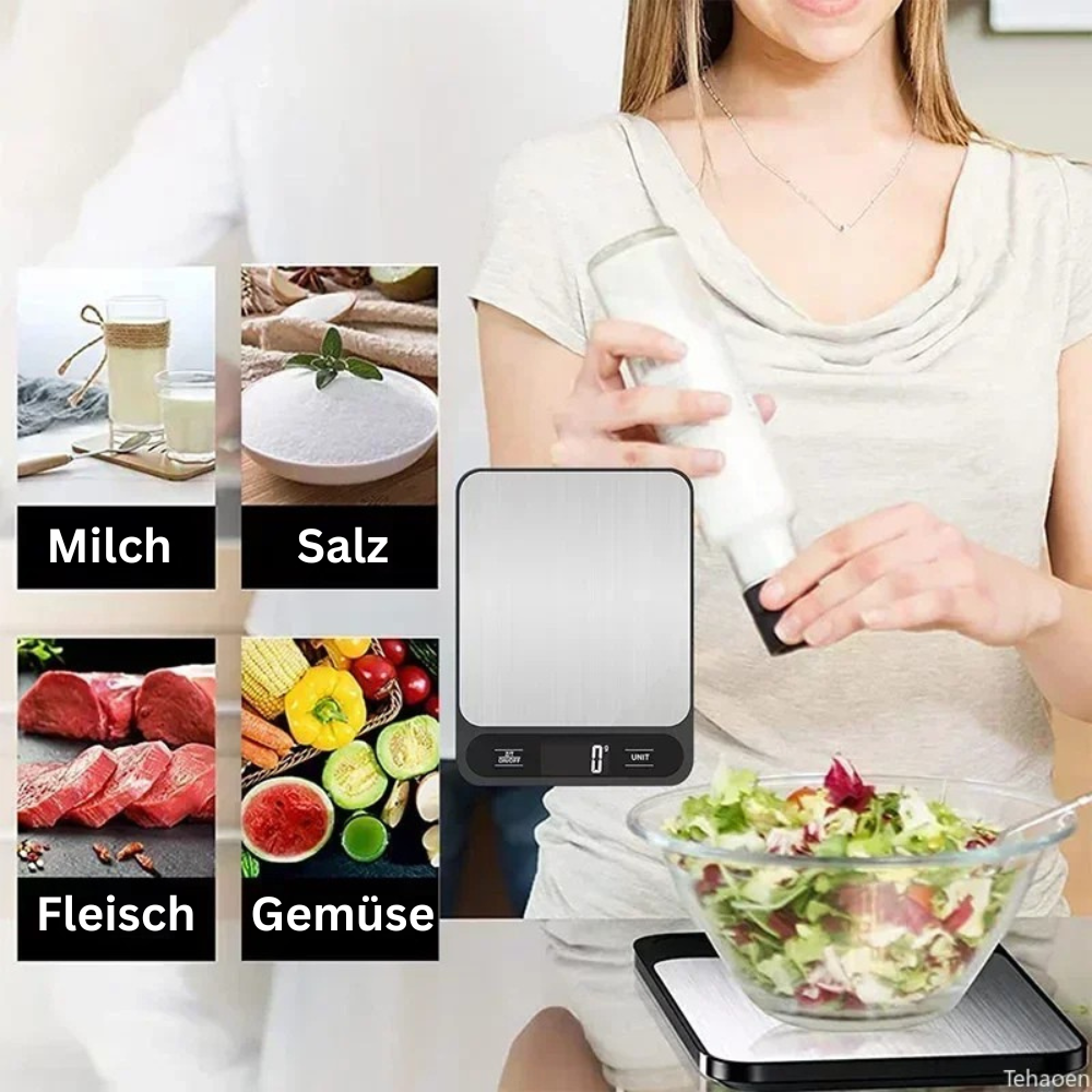 Blitzwaage - Die besten Gerichte entstehen aus Präzision und Gefühl. Diese Waage macht jedes Rezept noch besser.